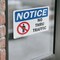 Signmission No Thru Traffic Sign, Vinyl Decal, 5in W x 3.5in L, 2PK OS-2PACK-NS-D-35-L-16199 - alternate 6
